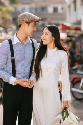 chụp hình couple Tết 2025 tại Hà Nội