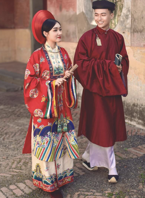 Gợi ý concept chụp ảnh couple áo dài vintage hot trend 2026 Gợi ý concept chụp ảnh couple áo dài vintage hot trend 2026